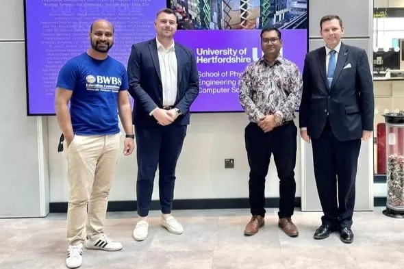 BWBS Education Consultants visits University of Hertfordshire in Hatfield, UK