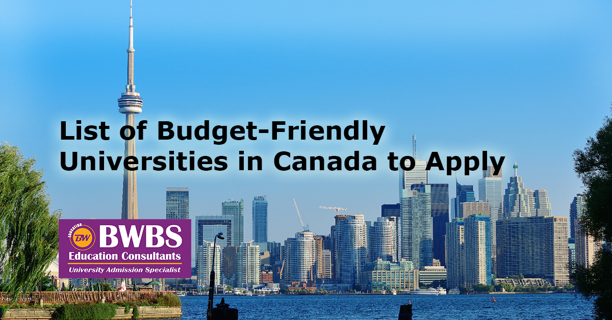 List of Budget-Friendly Universities in Canada to Apply