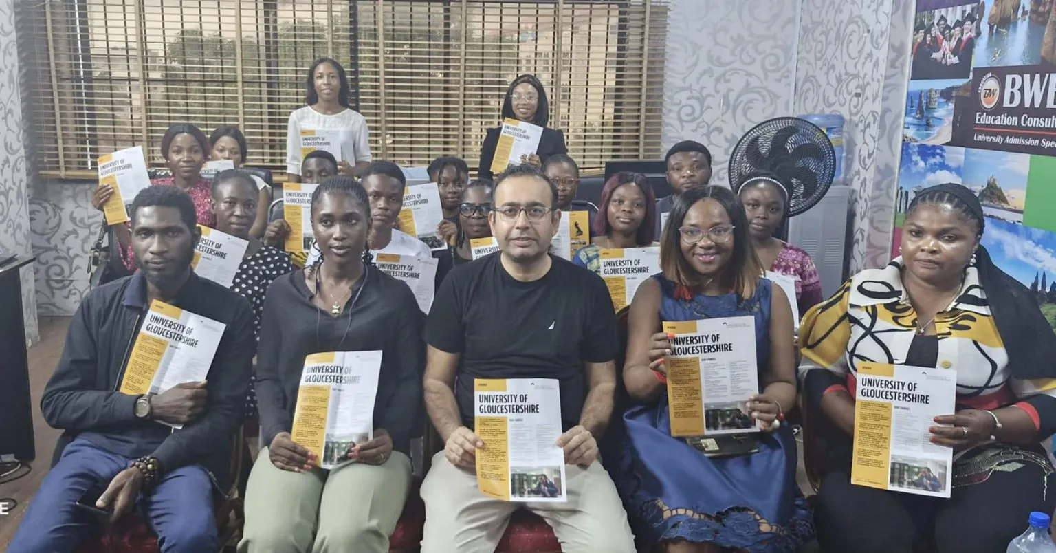 Open Day of University of Gloucestershire! at BWBS Nigeria Office