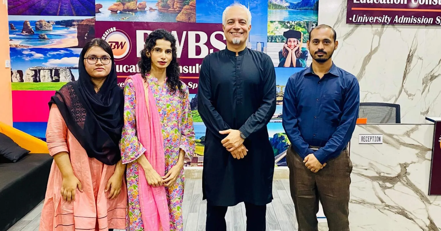 University of Hull (London Campus) visits BWBS Pakistan office